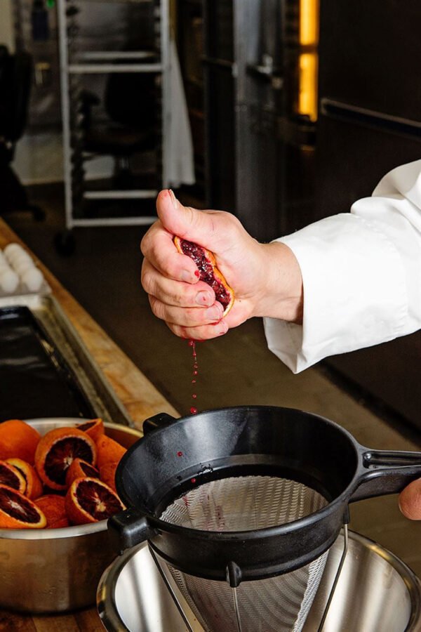 Matfer 17360 Exoglass Stainless Steel Mesh Chinois Bouillon Strainer, 8"