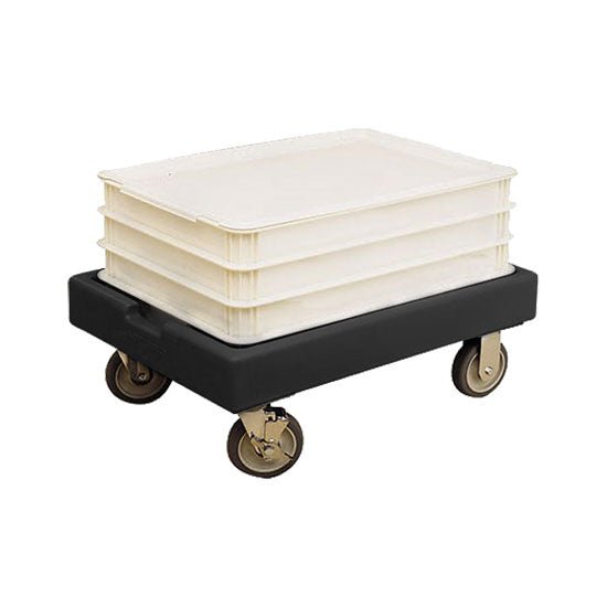 Cambro CD1826PDB110 Pizza Dough Box Camdolly, Black, 300 lb.