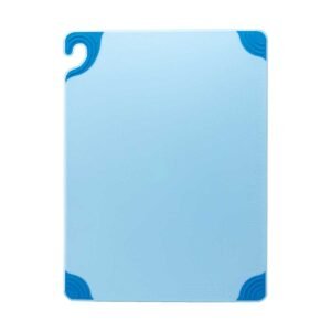 San Jamar CBG182412BL Saf-T-Grip Cutting Board, Blue, 18" x 24" x 1/2"