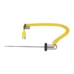 Cooper-Atkins 50336-K DuraNeedle Needle Tip Probe w/ Coil Cable, 6"