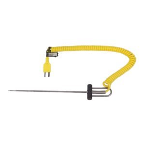 Cooper-Atkins 50336-K DuraNeedle Needle Tip Probe w/ Coil Cable, 6"